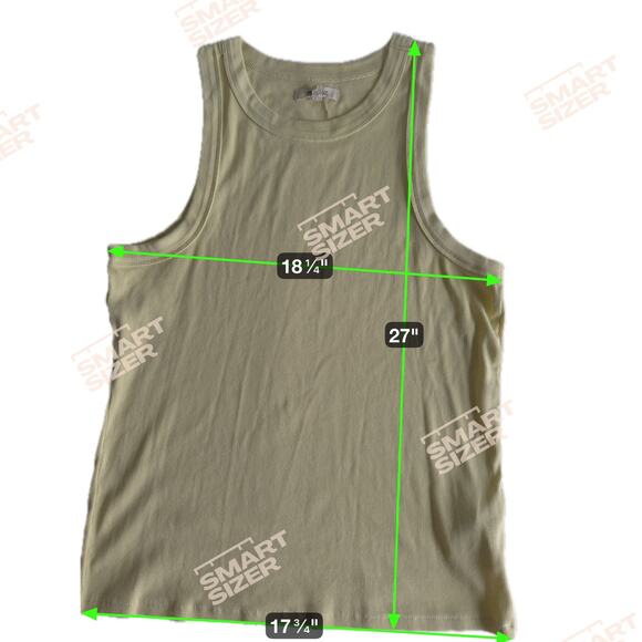 3 for $9 Madewell Yellow Ribbed Tank Top EUC XL - Picture 2 of 6